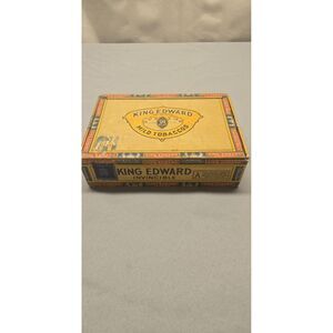 Vintage King Edward The seventh Invincible Cigar Box Mild Tobaccos